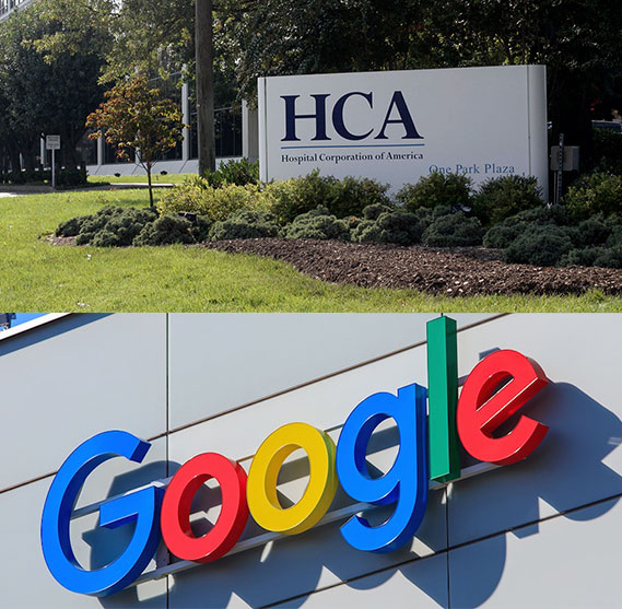 HCA Healthcare, a hospital system based in Nashville, recently announced a data-sharing deal with Google