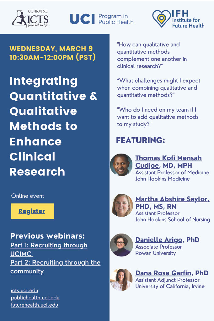 Integrating Quantitative and Qualitative Methods to Enhance Clinical Research