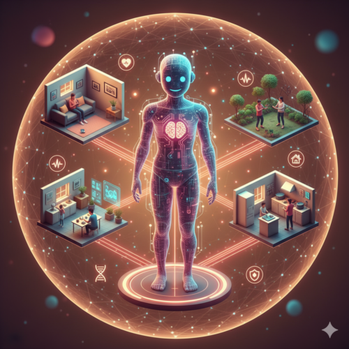 Beyond the Clinic: Integrating Real-World Health Interventions with AI and Living Labs